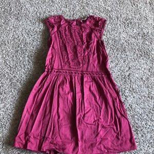 LOFT BURGUNDY DRESS